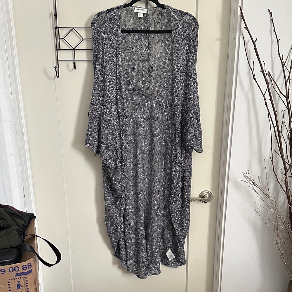 Monki Knit Poncho Cardigan